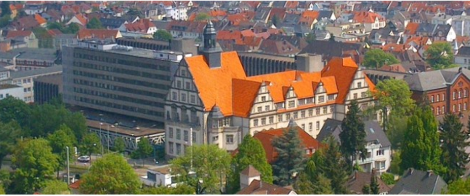 Luftaufnahme Landgericht Bielefeld